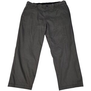 Brooks Brothers Advantage Chino Stretch Clark Fit Pants Mens W38 L26 Grey Chinos